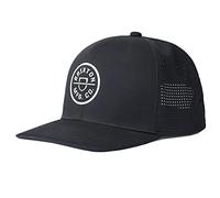 BRIXTON Men's Crest X Mp Snapback Baseball Cap, Black, Standard Size