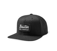 Brixton Men's Jolt Snapback Baseball Cap, Black/White, One Size