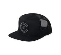 BRIXTON Men's Pledge MP mesh Cap, Black/Black, One Size