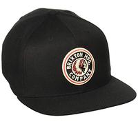 BRIXTON Men's Rival Snapback Hat, Black, One Size