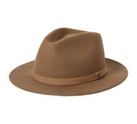 Brixton - Messer Packable Fedora - Hat size S, brown