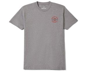 Brixton - Oath V S/S Standard - T-shirt size S, grey