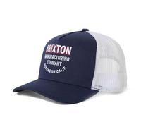 Brixton Redoubt NetPlus Snapback Cap Navy White One Size