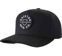 Brixton - Crest C Mp Black - Cap - black - Onesize - 85% Polyacrylic, 15% Wool,Cotton Onesize