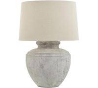 Brixton White and Grey Ceramic Chorus Lamp