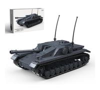 BrixVibe 1:35 German Sturmgeschutz IV Building Set, WW2 Tanks Military Vehicles Assault Mortar Army Model Collection for Adults Home Office Decor - 639PCS
