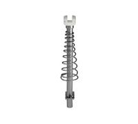 Brixwell Bi-Fold Pin Assembly - Plated Steel Material, Top Mount, 4-3/4" Height, 1/4" Width, Gray Finish for Bifold Door Hardware, Accordion Doors, Closet Door Track