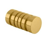 BRIXWELL BSK106SB Satin Brass Contemporary Style Back-to-Back Shower Door Knobs