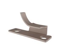 Brixwell Right Hand Sash Lock Keeper for Casement Window, Steel Material with E Gard Finish, 2-1/64" Length, 1-5/64" Height, 15/32" Width, Fits Sash Locks, Window Keepers, Casement Locks, and Latches