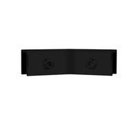 Brixwell S0GTG135MBL Matte Black 135 Degree "Sleeve Over" Glass Clamp