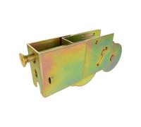 Brixwell Tandem Patio Door Roller Assembly, Steel Housing and Dichromate Wheel Finish, Dual 1-1/2" Steel Wheels, 3-5/32" Length, 23/32" Width, 1-9/16" Height, Sliding Door Hardware