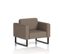 Brixworth Armchair With Black Legs In X2 Fabric - Theory
