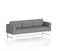 Brixworth Sofa 3 Seater With White Legs In Synergy Fabric - Partner