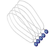 Briyaui Turkish Blue Eye Necklace, 2.5cm Amulet | Alloy material, Eye-catching design, Protection against bad luck, Perfect for daily wear