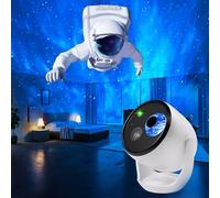 Brizled 3D Galaxy Projector, 4K Glasses-Free 3D Holographic Projector with 90+ Dynamic Themes, Star Light with Stereo Bluetooth Speaker, Remote Nebula Night Light for Room Halloween Christmas Decor