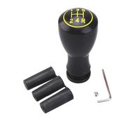 Brjtdvh Gear Shift Knob Lever Universal 5-Speed Manual Gear Shift Head Aluminum Alloy to Refit The Car with Gearknob(Black)