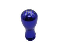 Brjtdvh Gear Shift Knob Lever Universal 5-Speed Manual Gear Shift Head Aluminum Alloy to Refit The Car with Gearknob(Blue)