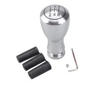 Brjtdvh Gear Shift Knob Lever Universal 5-Speed Manual Gear Shift Head Aluminum Alloy to Refit The Car with Gearknob(White)
