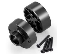 BRKRC Alum 1pcs Front Rear Differential Cover Diff Case Compatible with Arrma 1/18 Granite Grom 1/14 Typhon Grom 1/16 Mojave Grom Series Upgrades Part (Black)