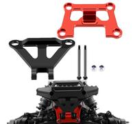 BRKRC Aluminum Front Bulkhead Mount Strengthen & Front Bumper Support Mount for Tra-xxas 1/16 Mini Maxx 4WD RTR Brushless Monster Truck Upgrades (Red)