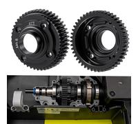 BRKRC Carbon Steel 47T 51T 55T Center Differential Spur Gear (0.8 Modulus, 32P) Diff Gears for Tra-xxas 1/7 UDR Unlimited Desert Racer Series Upgrades Part (47T)