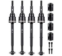 BRKRC Carbon Steel Front&Rear CVD Driveshafts and Drive Cups for Tra-xxas 1/16 Mini XRT 3S 4WD Brushless Monster Truck Upgrades