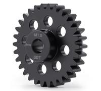 BRKRC Mod 1.5 8mm Bore Motor Gears 22T-30T Steel Pinion Gear for 1:5 X Maxx 6S / X Maxx 8S / XRT 1/6 8S Monster 4WD 1/10 E-REVO Truck Upgrades (30T)