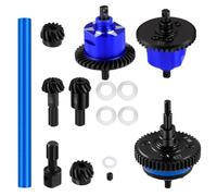 BRKRC Steel Aluminum 7075 Alloy Front & Centre & Rear Complete Differential for Tra-xxas 1:16 Mini Maxx 4WD Mini XRT VXL-3S Monster Truck Upgrades (Front & Centre & Rear Complete Differential)