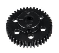 BRKRC Steel Pinion Motor Gear M1 8mm 28-54T Gears for 1/5 1/7 1/8 ARRMA 4WD Tra-xxas X-MAXX RC Car (40T)