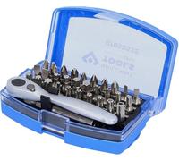 BRLLIANT TOOLS Brilliant BT053532 Bit Reversible Ratchet Set 32-Piece [Powered by KS Tools]