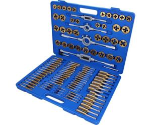 BRLLIANT TOOLS Brilliant BT101985 TiN Thread Cutting Tool Set 110 Pieces [Powered by KS Tools]