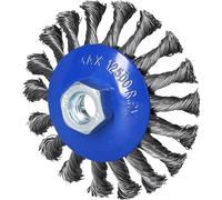 BRLLIANT TOOLS Brilliant BT103101 Taper Brush, Diameter 100 mm with M14 x 2.0 mm Attachment [Powered by KS Tools]