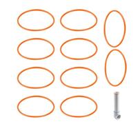 Brlyeeanze DEX2400Z5 Orange O-Ring Compatible with Hayward Outlet Elbow for Micro-Clear, Pro-Grid DE Filters and Swim-Clear, HCF Cartridge Filters (10 Pack)