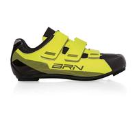 Brn 3 Straps Road Shoes EU 41 Fluo Yellow