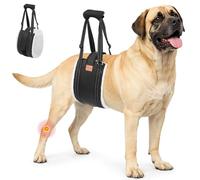BRO Adjustable Dog Lifting Harness with Hook and Loop, Support and Rehab Harness for Weak Rear Legs, Soft Sling Assist The Dog (For XL Dog)