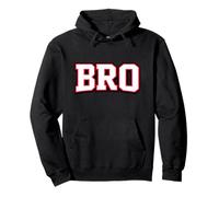 Bro Athletic Block Letters Pullover Hoodie