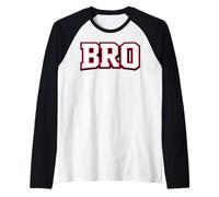 Bro Athletic Block Letters Raglan Baseball Tee