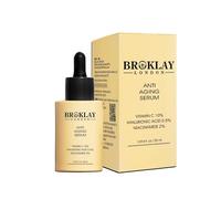 BRO..AY LO...ND/ON Face Serum Reduces Acne Vitamin C 10% Niacinamide 2% Hyaluronic Acid 0.5% Blemishes & Acne Marks Hydrating Brightens & Smoothens Skin All Skin Type Face Serum For Women & Men 30 Ml