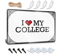 Bro Cave Sign I Love My College Tin Sign Coffee Tin Sign Funny Home Bar Signs(30X40CM)