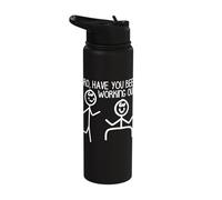 Bro Have You Been Working Out Gym Humor Stainless Steel Insulated Water Bottle