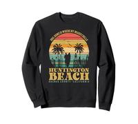 Bro, Home Is Where My Board Chills Huntington Beach Surf Sweatshirt