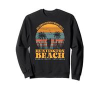 Bro, Home Is Where My Board Chills Huntington Beach Surf Sweatshirt