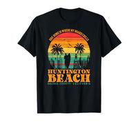 Bro, Home is Where My Board Chills Huntington Beach Surf T-Shirt
