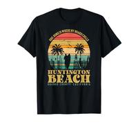 Bro, Home is Where My Board Chills Huntington Beach Surf T-Shirt