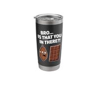 Bro is that You in There Funny Cocoa Pun Stainless Steel Insulated Tumbler