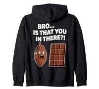 Bro Is That You In There Funny Cocoa Pun Zip Hoodie