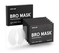 BRO MASK Under Eye Patches for Men Skin Care | Cooling Eye Masks for Dark Circles and Puffiness, Anti Aging Hydrogel Pads with Bakuchiol, Caffeine & Niacinamide, Eye Bags Treatment for Men (6 Pairs)