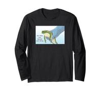 Bro Relax I Am Literally Just Vibing Meme Frog Long Sleeve T-Shirt