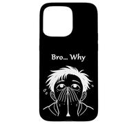 Bro… Why Covering Face Overwhelmed Meme Anime Case for iPhone 15 Pro Max