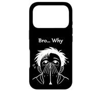 Bro… Why Covering Face Overwhelmed Meme Anime Case for iPhone 17 Pro